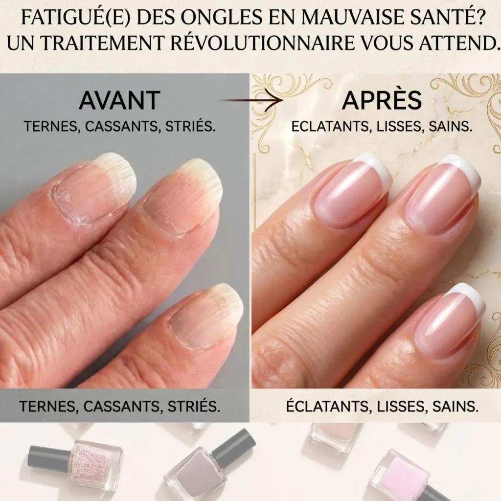 Ongles striés : causes et solutions