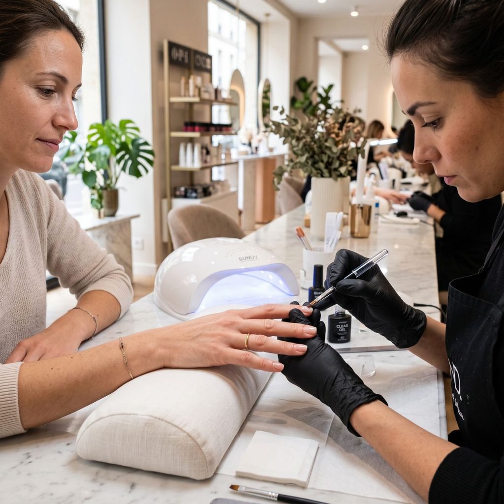 Ongle en gel : exemple de manucure professionnelle