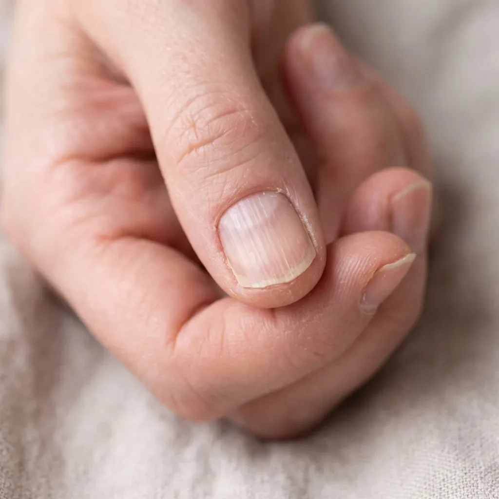 Ongles striés : causes et solutions