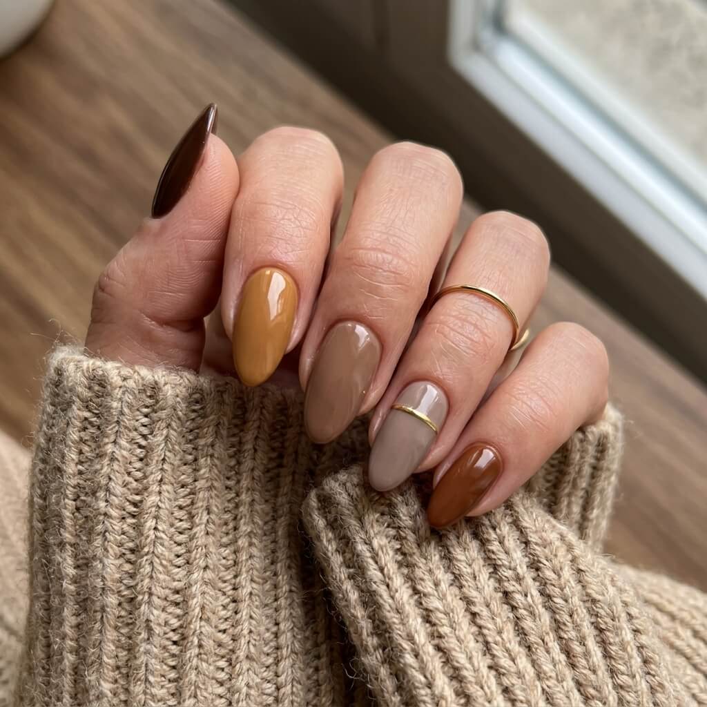 Les plus belles nuances de marron pour une manucure élégante