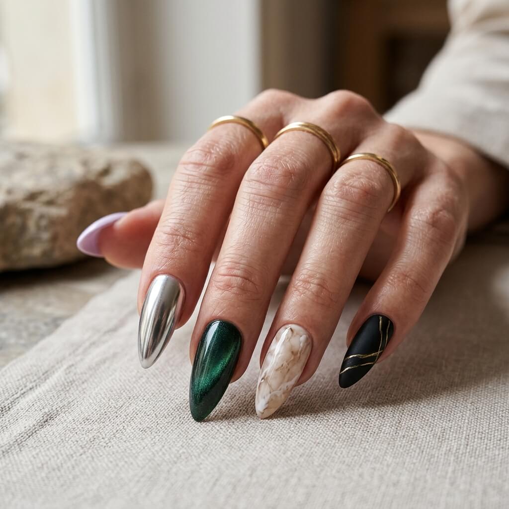 Ongle Stiletto 5 designs modernes à découvrir !