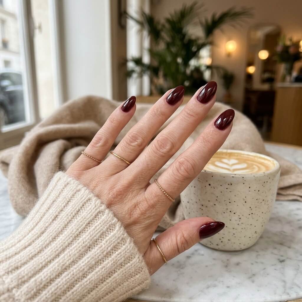 Ongles Bordeaux Novembre  La Manucure Chic et Tendance de l’Automne 