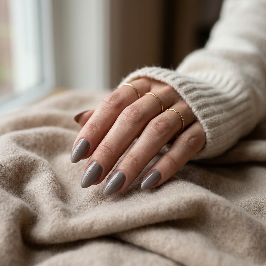 Ongles Gris Taupe  Une Manucure Élégante et Tendance pour Novembre 2026 