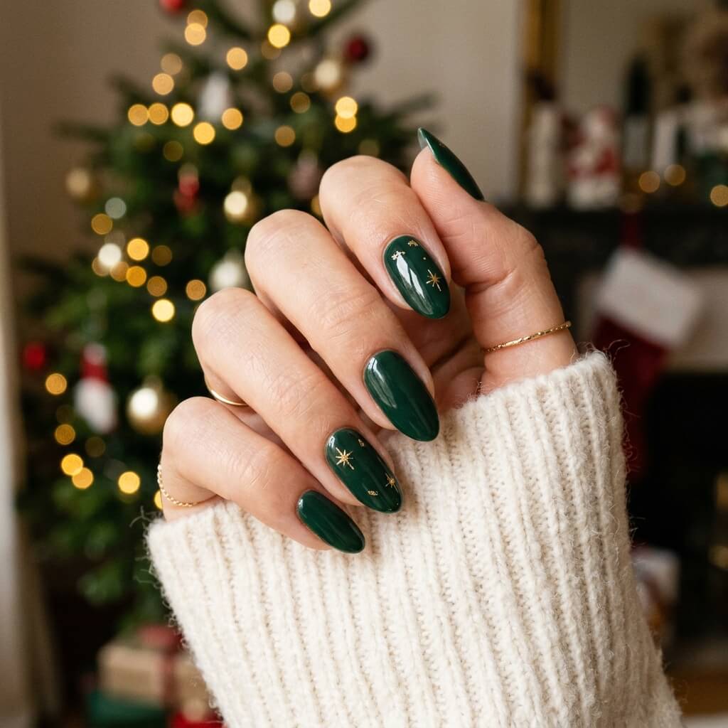 Ongles Vert Sapin de Noël  15 Idées Chic et Élégantes