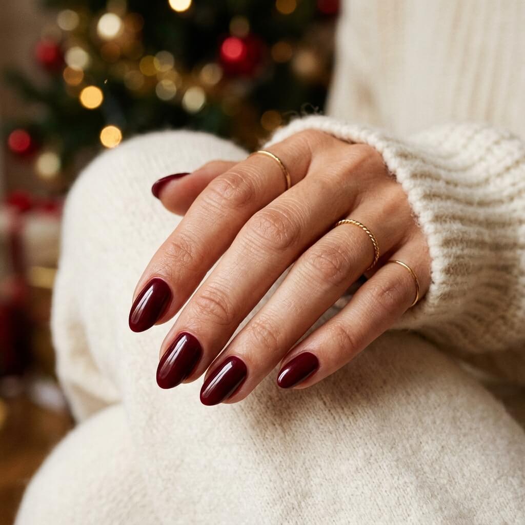Ongles de Noël Chic