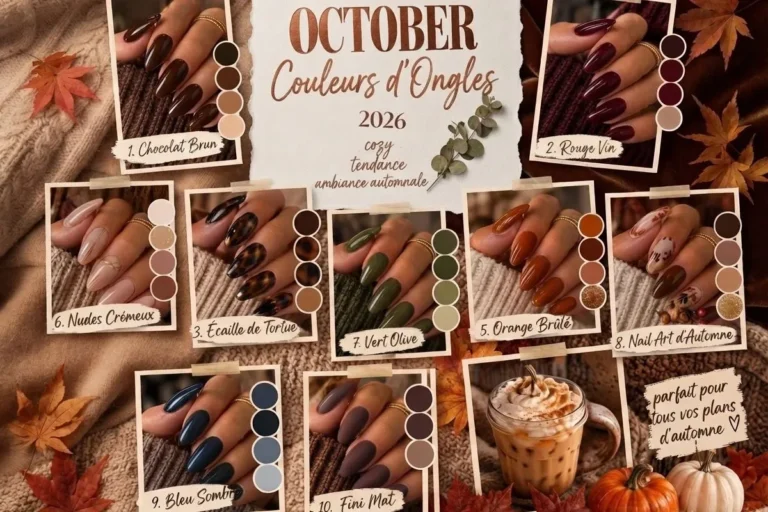 Couleurs Ongles Octobre 2026