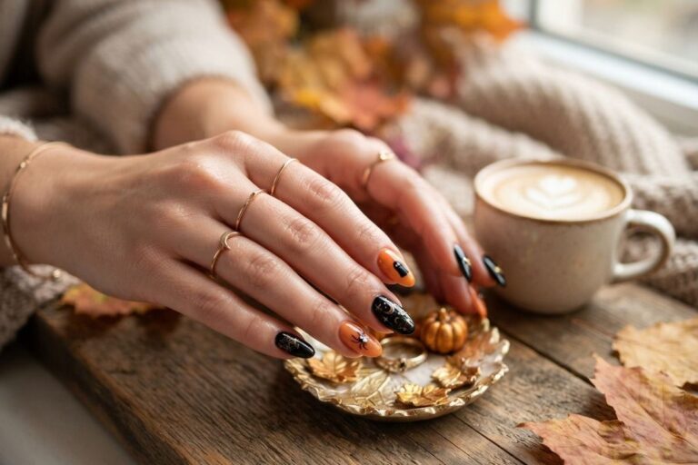 ongles Halloween élégants